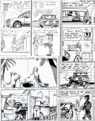 Fiat 124 - le vignette disegnate da Paolo